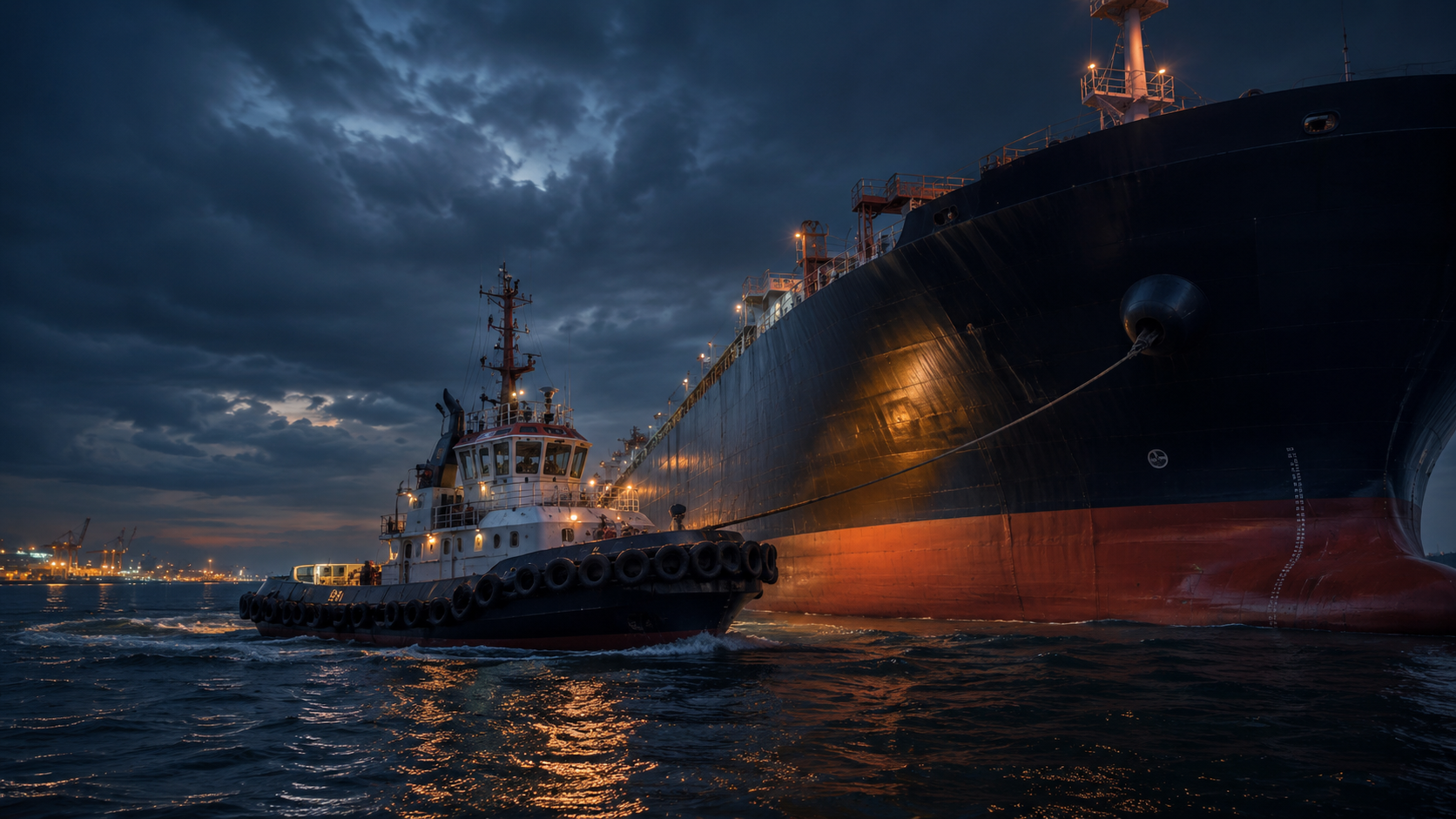 Harbor tugboat coordination